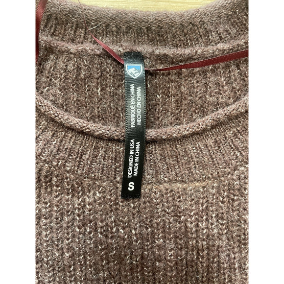 KUHL Women’s Small Long Sleeve Sweater Purple Eggplant Super Soft Stretch Knit S - Picture 3 of 8